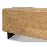 Additional view of Tan Iron Bench