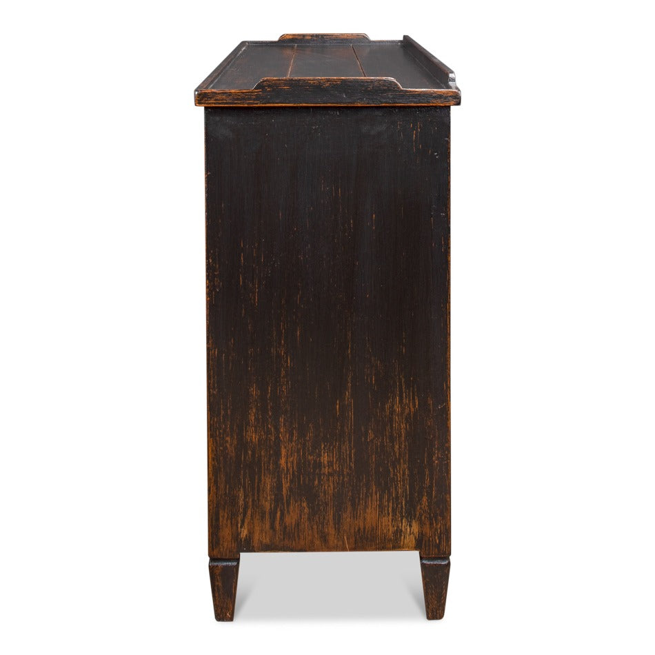Transitional Country Antiqued Sideboard, 64" - Reclaimed Wood with Warm Distressing - additional view