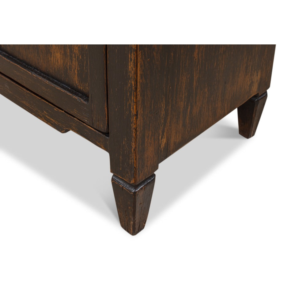 Transitional Country Antiqued Sideboard, 64" - Reclaimed Wood with Warm Distressing - additional view