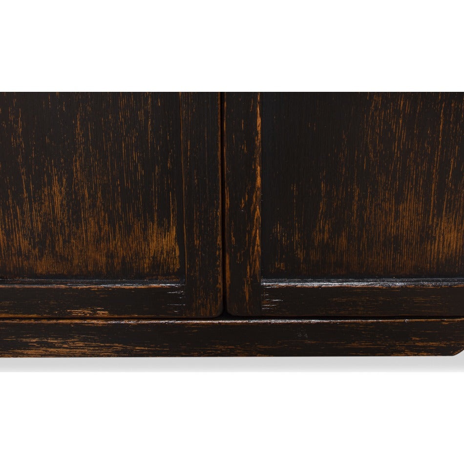 Transitional Country Antiqued Sideboard, 64" - Reclaimed Wood with Warm Distressing - additional view