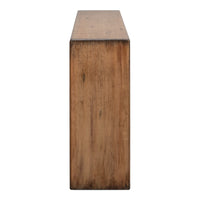 Reclaimed Pine Mantel Console Table with Stepped Molding - additional view