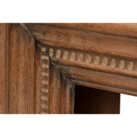 Reclaimed Pine Mantel Console Table with Stepped Molding - additional view