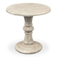 Additional view of Natural Wood Pedestal Table