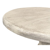 Additional view of Natural Wood Pedestal Table