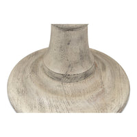 Additional view of Natural Wood Pedestal Table