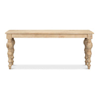 Additional view of Natural Wood Console Table