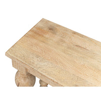Additional view of Natural Wood Console Table