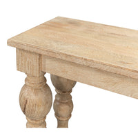 Additional view of Natural Wood Console Table