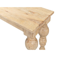 Additional view of Natural Wood Console Table