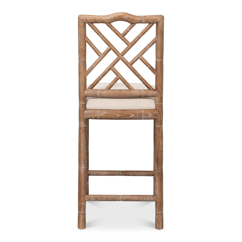 Additional view of White Wood Stool
