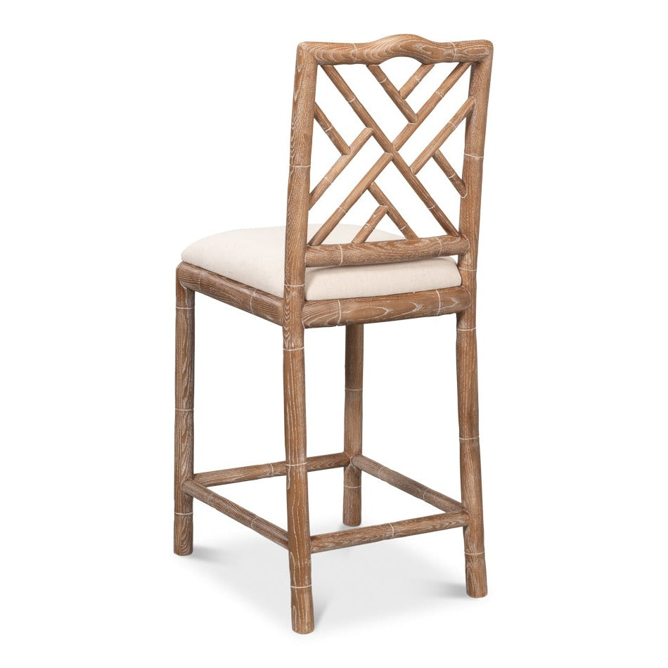 Additional view of White Wood Stool