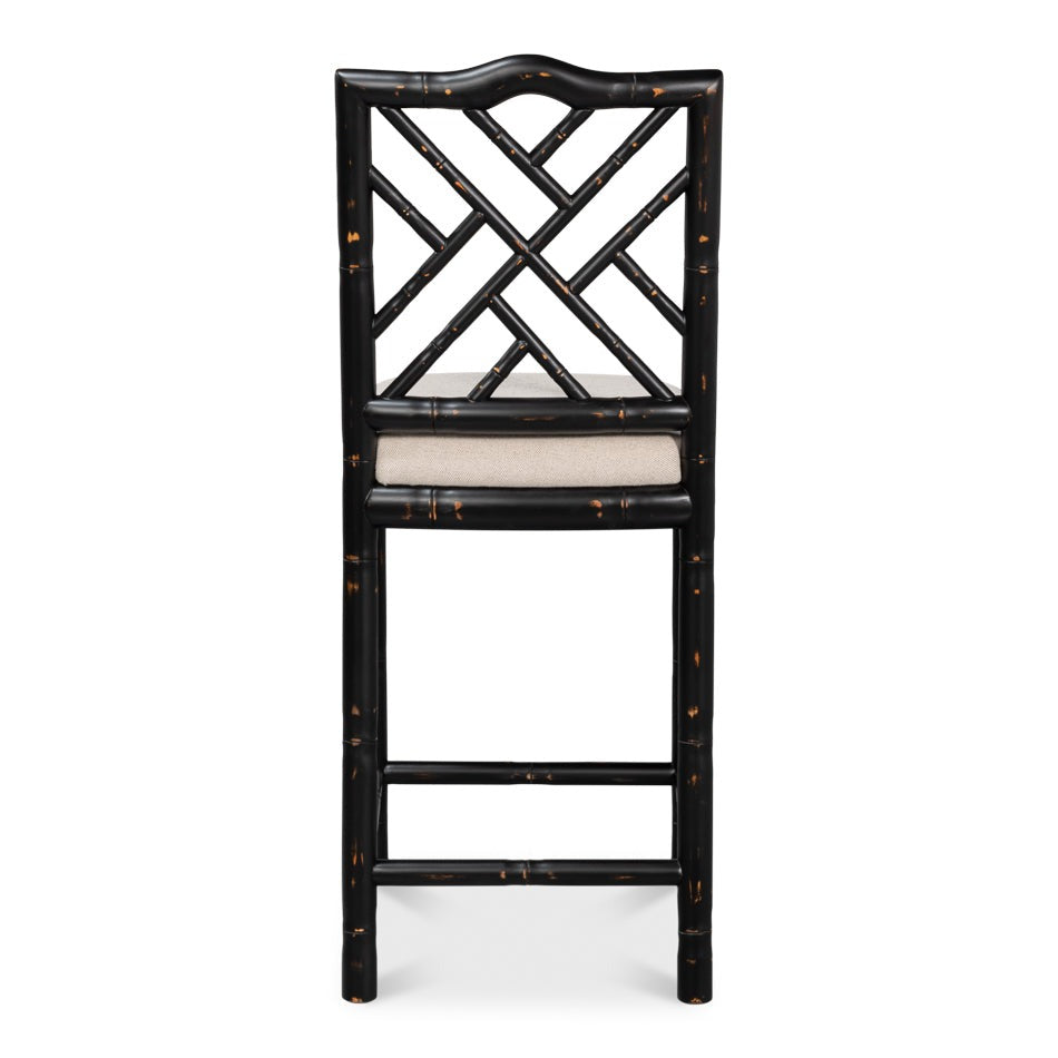 Additional view of Black Wood Stool