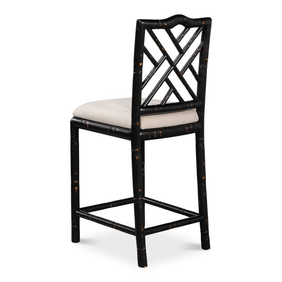 Additional view of Black Wood Stool