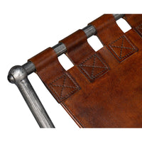 Additional view of Brown Leather Bench