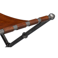 Additional view of Brown Leather Bench