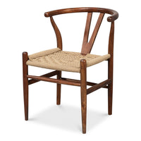 Classic Chinese Brown Wood Chair
