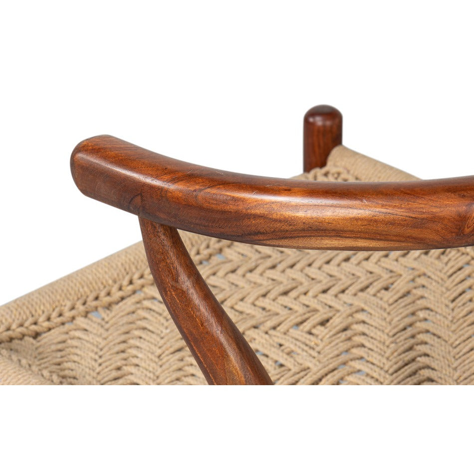 Additional view of Classic Chinese Brown Wood Chair