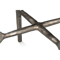 Iron End Table with Marble Top - additional view