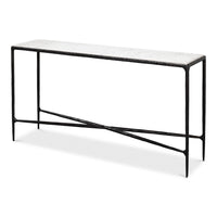Black Marble Console Table