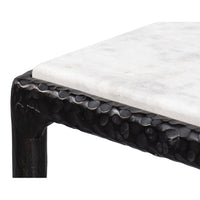 Additional view of Black Marble Console Table