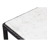 Additional view of Black Marble Console Table