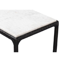Additional view of Black Marble Console Table