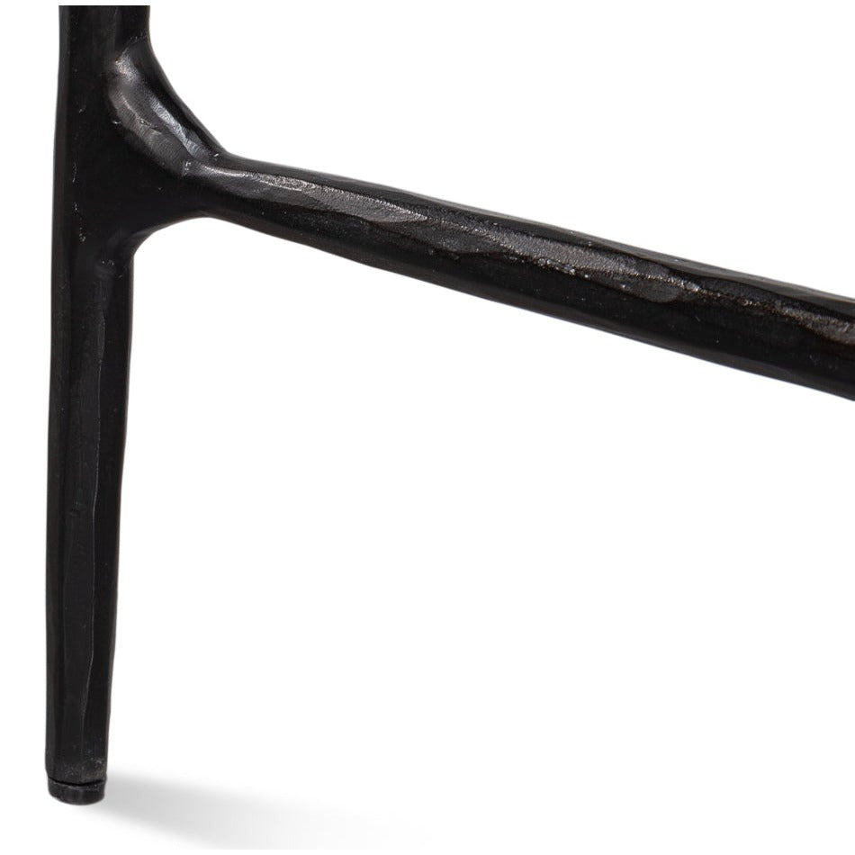 Additional view of Black Marble Console Table