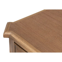 Neoclassical Three-Drawer Chest, 26 in – Brown Tulipwood with Ring Pulls - additional view