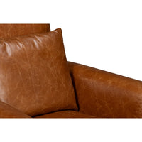 Additional view of Contemporary Brown Leather Chair