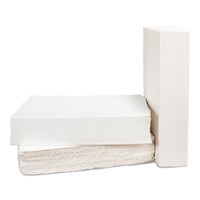 Handmade Ivory Paper Ledger Books, Set of 6
