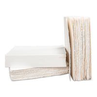 Handmade Ivory Paper Ledger Books, Set of 6