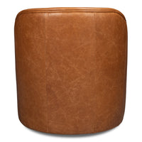 Additional view of Swivel Brown Leather Chair