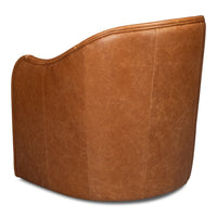 Additional view of Swivel Brown Leather Chair