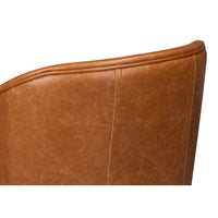Additional view of Swivel Brown Leather Chair
