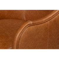 Additional view of Swivel Brown Leather Chair