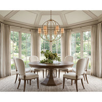 Modern Round Jupe Dining Table - 70