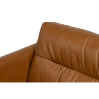 Additional view of Tuxedo Brown Leather Sofa