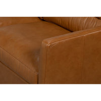 Additional view of Tuxedo Brown Leather Sofa