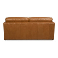 Additional view of Tuxedo Brown Leather Sofa