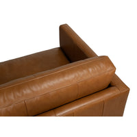 Additional view of Tuxedo Brown Leather Sofa