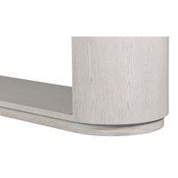 Contemporary White Oak Console Table, 70