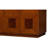Old-World Marquetry Credenza, 86