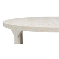 Round Drum Coffee Table, 46 in – Hand-Rubbed Gray Pine - additional view