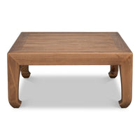 Additional view of Classic Chinese Brown Pine Coffee Table