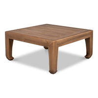 Additional view of Classic Chinese Brown Pine Coffee Table