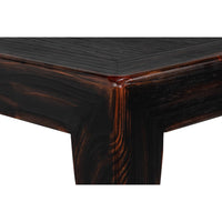 Asian-Inspired Cocktail Table, Black – Splayed Legs - additional view