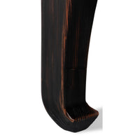 Asian-Inspired Cocktail Table, Black – Splayed Legs - additional view