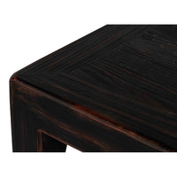Asian-Inspired Cocktail Table, Black – Splayed Legs - additional view