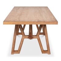 Rustic Trestle Dining Table, 98
