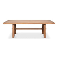 Rustic Trestle Dining Table, 98